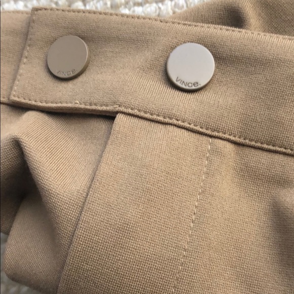 Vince tan camel colored stretchy skinny joggings 6 - Picture 6 of 8